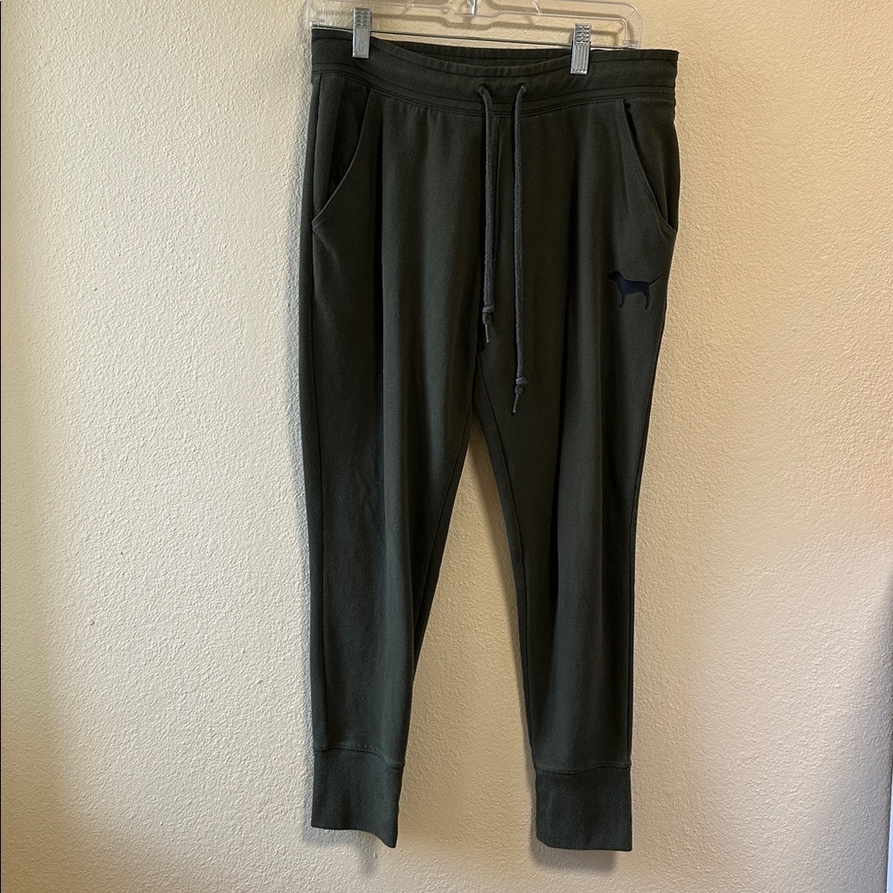 Victoria's Secret Pink Olive Jogger Pants size medium